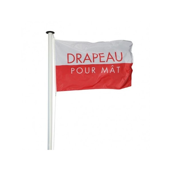 Drapeau pour mât classique - Forme horizontale