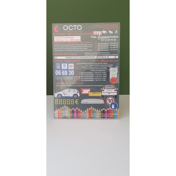 Porte-documents incliné A4 transparent Porte-documents incliné A4 transparent