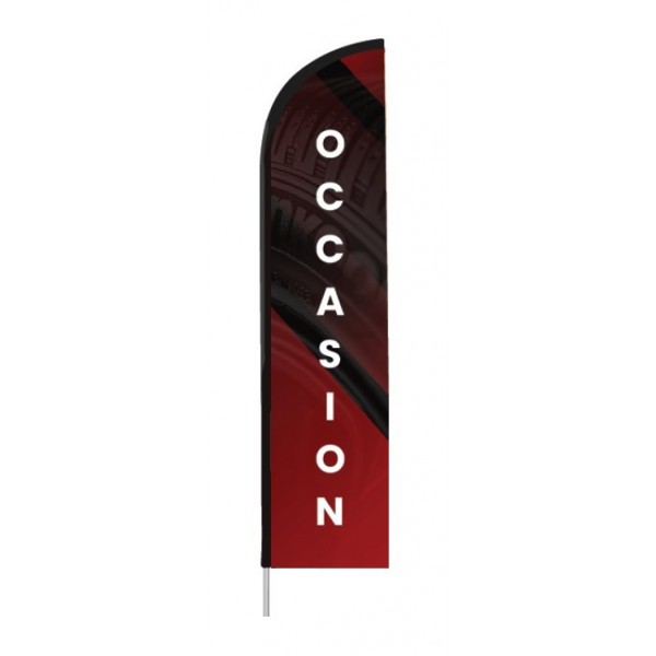 Voile OCCASION pour beach flag 2m30