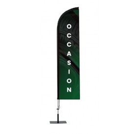 Beach Flag OCCASION Pied Platine 2m80