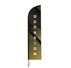 Beach Flag OCCASION Pied Autocal 2m80