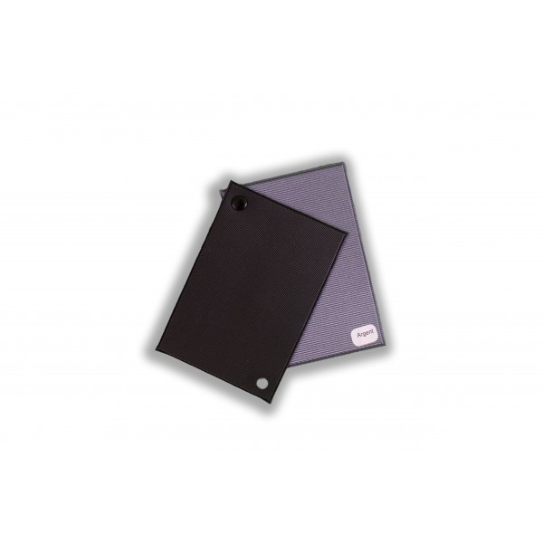 Porte-carte grise SERGé : 3 volets PVC aspect tissu sergé