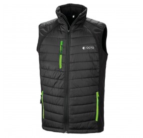 DOUDOUNE SOFTSHELL SANS MANCHE REMBOURREE