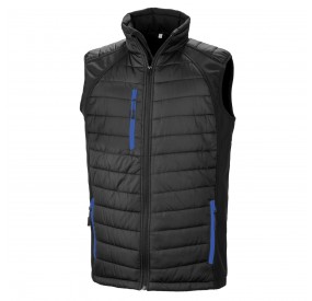 DOUDOUNE SOFTSHELL SANS MANCHE REMBOURREE