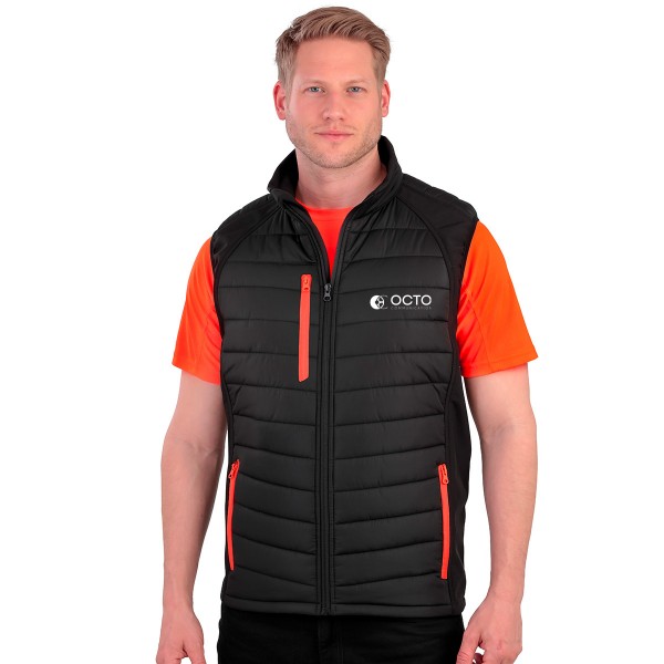 DOUDOUNE SOFTSHELL SANS MANCHE REMBOURREE