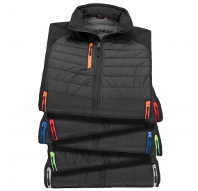 DOUDOUNE SOFTSHELL SANS MANCHE REMBOURREE