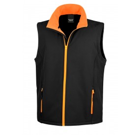 VESTE SOFTSHELL SANS MANCHE COUPE-VENT